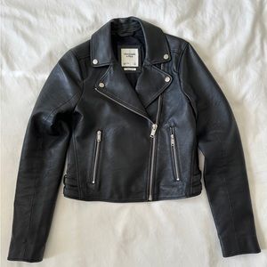 Abercrombie & Fitch Vegan Leather Jacket